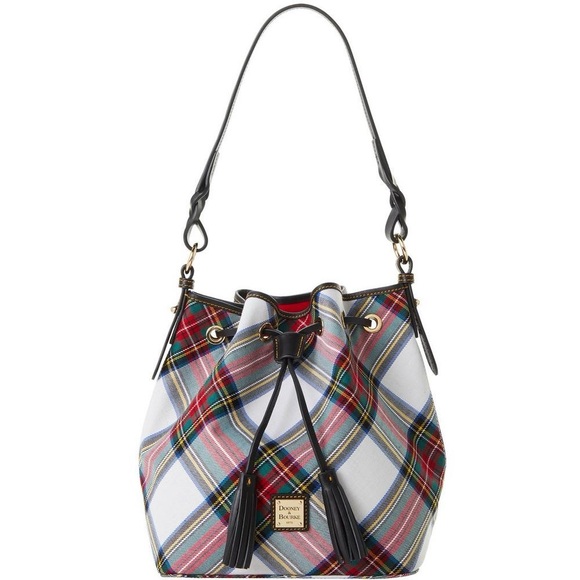 Dooney & Bourke Handbags - Dooney & Bourke Blakely Tasha drawstring bag in tartan plaid